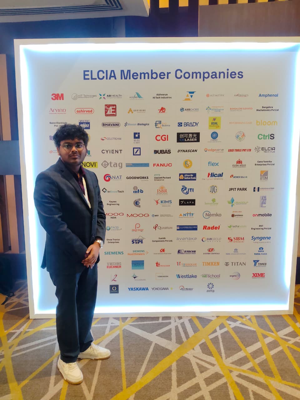 Sayak Satpathi at ELCIA member companies event